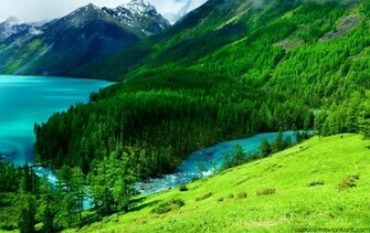 Of Mountains And Rivers HD Desktop Wallpaper