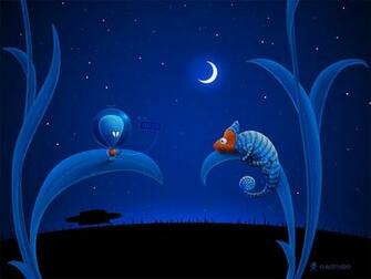 Alien Chameleon Wallpaper By Vlad Studio