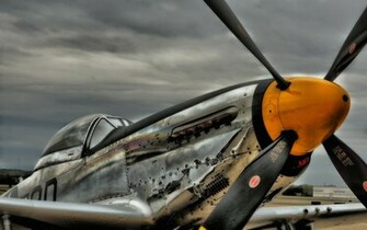 Wallpaper P51 Mustang Airplane Aviation