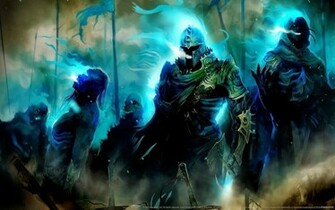 Undead Knight Spirit Armor Sword Weapon Fantasy HD Wallpaper N3