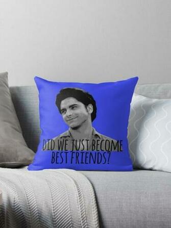 John Stamos Throw Pillow By Buckwild