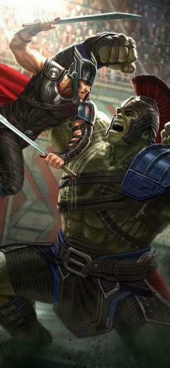 Thor Hulk Fight iPhone X Anurag Marvel Comics Fan