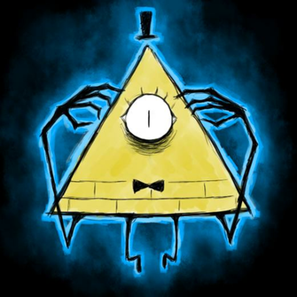 Gravity Falls Bill Cipher By Ryunis Watch Fan Art Digital Painting
