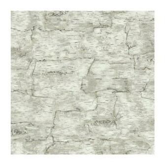 York Wallcoverings Lm7987 Lake Forest Lodge Birch Bark Wallpaper Off