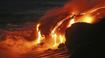 Lava Flow Hawaii Wallpaper Desktop