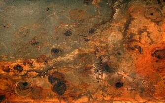 Rouille M Tal De Texture Rouge Wallpaper