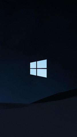 Windows Logo Dark Background 4k Ultra HD Mobile Wallpaper