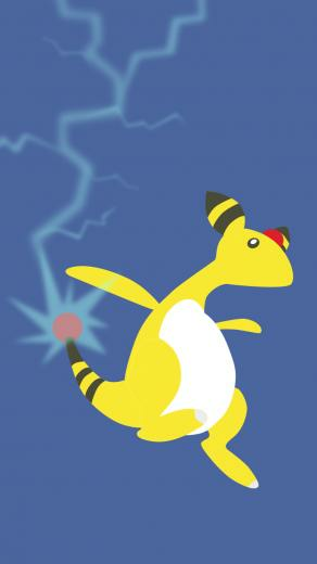 Ampharos Phone Background Pokemon
