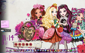 Ever After High Skin For Windows Media Player By Hakureikai On