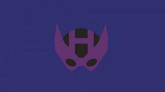 Minimalistic Marvel Comics Hawkeye Wallpaper
