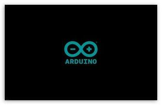 Arduino Logo Black HD Wallpaper For Wide Widescreen Whxga