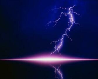 Blue Lightning Wallpaper HD