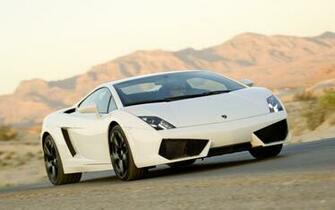White Lamborghini Gallardo Wallpaper