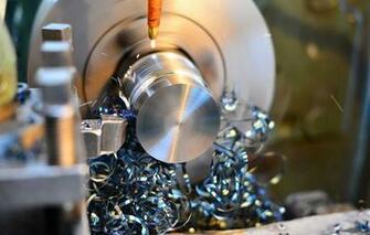 Wallpaper Chips Lathe Metallurgy Lubricants Image For Desktop