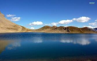 Mountain Lake Desktop Background Pixel Nature HD Wallpaper