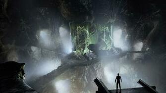 Wallpaper Monster Rocks Gloom Fog