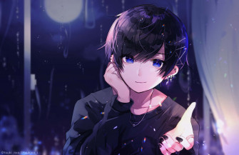 Dark Anime Boy Wallpaper