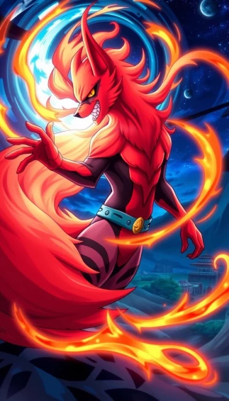 Kurama Naruto Phone Wallpaper