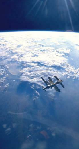 Space Station iPhone Wallpaper Tags Earth Iss Mir Outer