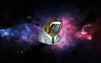 Space Sloth Wallpaper Made By My Year Old Cousin