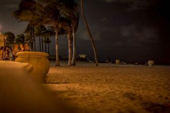 Hollywood Beach South Florida Midnight Halloween 4k Wallpaper
