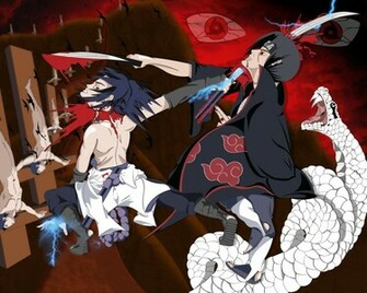 Itachi Vs Sasuke Naruto Wallpaper