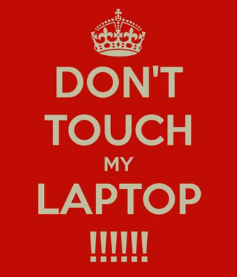 Don T Touch My Laptop Keep Calm And Carry On Image Generator