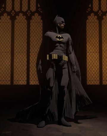 Gothic By Clayrodery Batman Poster Artwork