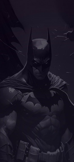 Dc Batman Art Wallpaper Aesthetic iPhone