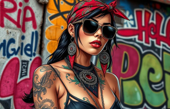 Mexican Gangster Girl Wallpaper