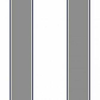 Stripes Dark Gray Navy On White Inch Awning Stripe Wallpaper