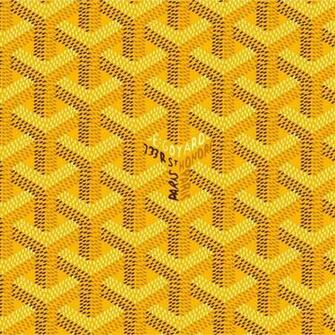 Yellow Goyard Pattern Tap To See More Wallpaper