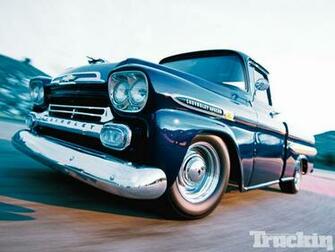 Truckin Desktop Wallpaper Issue Chevy Apache Photo