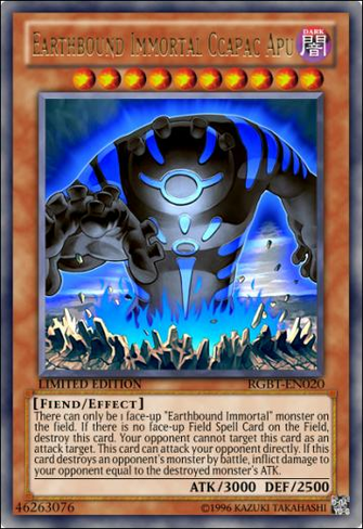 Earthbound Immortal Ccapac Apu By Cardhunter