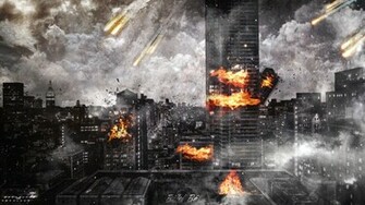 Destroyed City By Billelbe