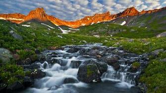 Lake Basin At Dawn San Juan Mountains Colorado Desktop Wallpaper