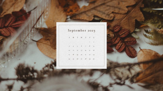 Customizable Autumn Desktop Wallpaper Templates