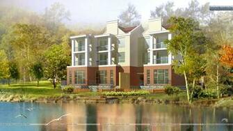 A Nice House Near Lake Wallpaper