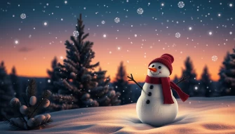 Snowman Wallpaper For Computer