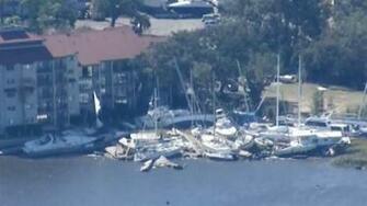See Storm Damage In Hilton Head From Hurricane Matthew Nbc News