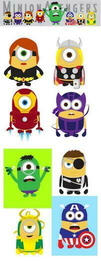Minions Avengers Drawing Exclusive HD Wallpaper