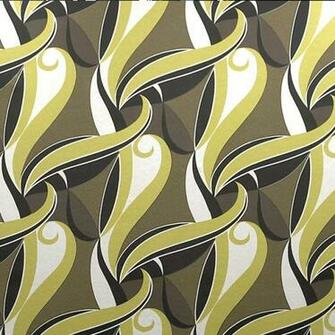 Brown Drama Wallpaper Phantom Pattern In Green Modern