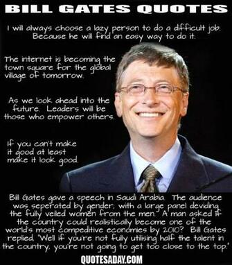 Pictures Bill Gates Quotes By Donald Trump