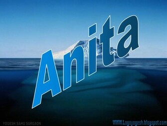 Logo And Name Wallpaper Anita