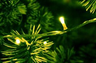 Green Christmas Lights 1920x1080p HD Holiday Wallpaper