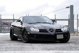 Black Mercedes Benz Slr Mclaren