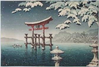 Japanese Woodblock Wallpaper Top