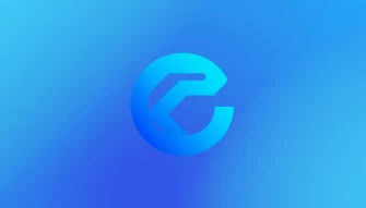 Blue Logo Wallpaper