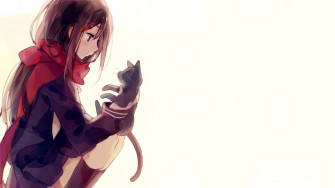 Anime Cat Girl HD Wallpaper For Desktop Pc Laptop