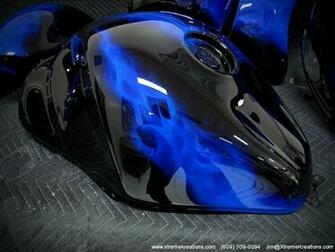 Blue Fire Busa